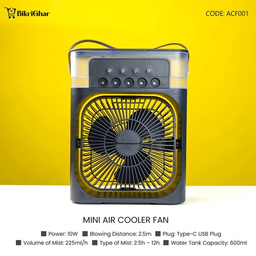 Portable Mini Air Cooler Fan